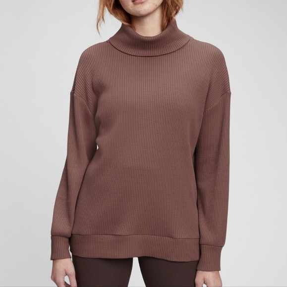 Waffle knit long sleeve shirt - Picture 1 of 7
